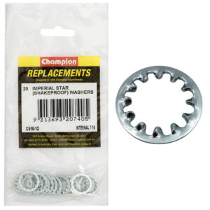 Champion 7/16in internal Star Washer -20pk