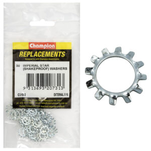 Champion 5/16in External Star Washer -50pk