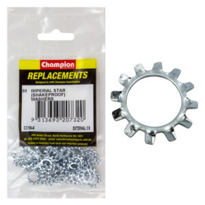 Champion 3/8in External Star Washer -50pk