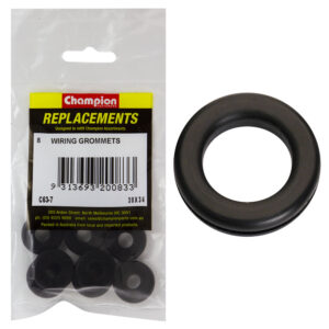 Champion 10 x 19 x 25mm Rubber Wiring Grommet -8pk