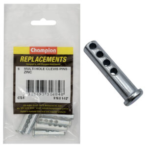 Champion 5/16 X 1-1/2in  Multi Hole Clevis Pin 6pk