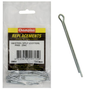 Champion 2.0mm x 36mm Steel Split (Cotter) Pin -100pk