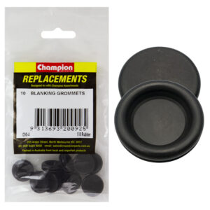 Champion 16mm Rubber Blanking Grommets -10pk