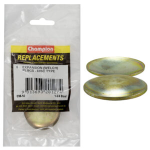 Champion 1-3/4in Expansion (Frost) Plug-Lens/Disc Type- 6pk*