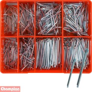 Champion 800pc Split Pin Assortment 1.6 - 3.2mm