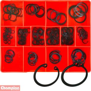 Champion 155pc Internal/External Circlip Assortment-Imperial