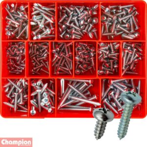 Champion 415pc Self Tapping Screw Assortment-Pan HD Phillips