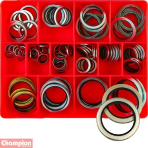 Champion 91pc Metric Bonded Seal Washer Assortment