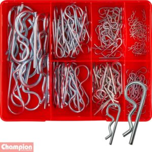 Champion 124pc R-Clip Assortment (Zinc Plated)