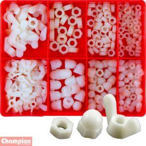 Champion 255pc Nylon Wing / Dome Nut Assortment