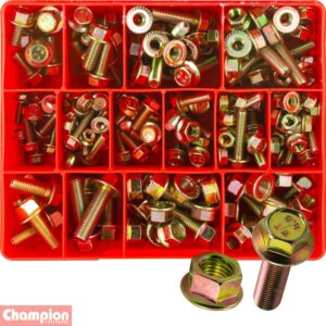 Champion 202pc Flange Head Metric Bolt & Nut Assortment