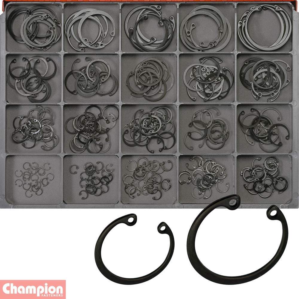 Champion Master Kit 260pc Internal Circlip Asst- Metric