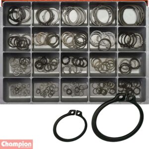 Champion Master Kit 260pc External Circlip Asst - Metric