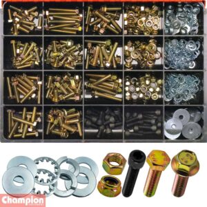 Champion Master Kit 520pc 8mm Bolt & Nut Asst GR8.8
