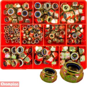Champion 270pc MM Nylon Insert Self-Locking Nut Assortment