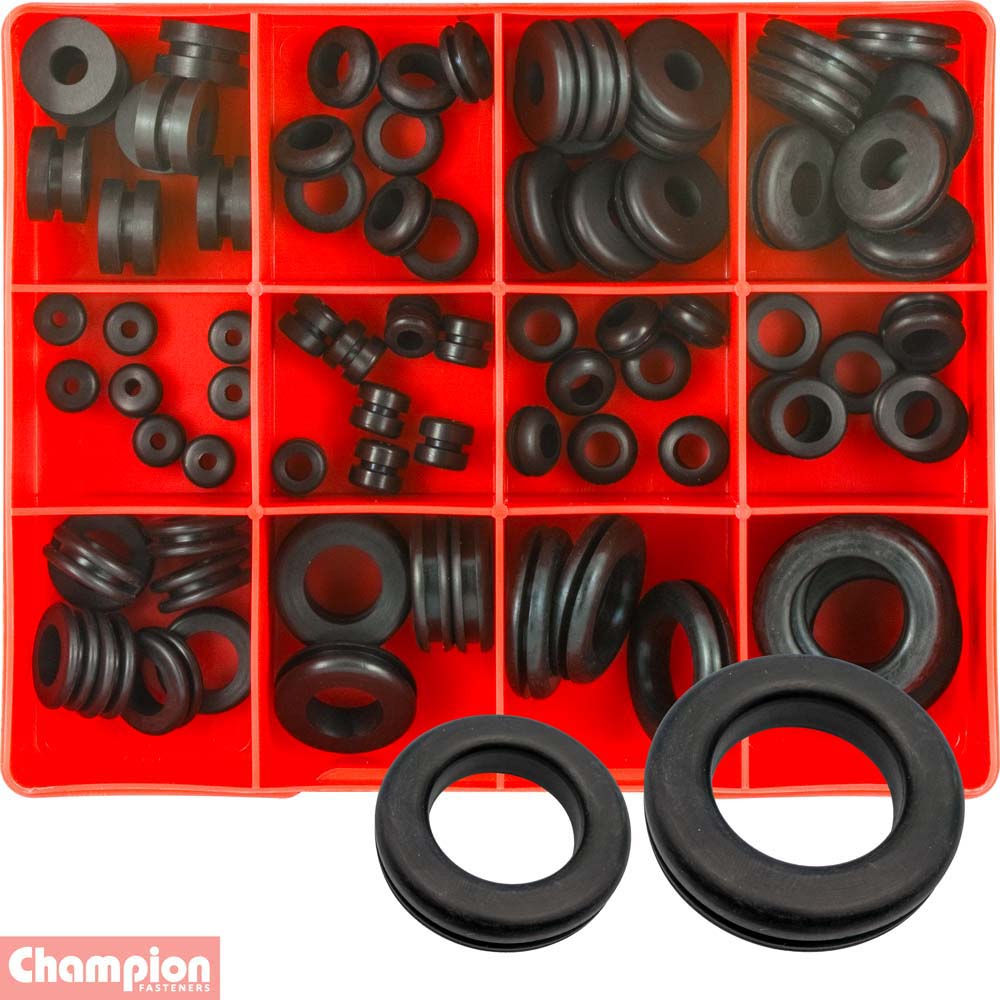 Champion 83pc Electrical Wiring Grommet Assortment