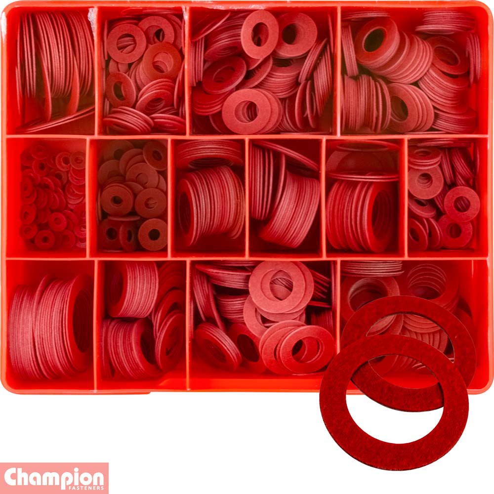 Champion 825pc 1/32in Fibre Washer Assortment