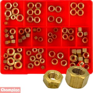 Champion 83pc Brass Manifold Nut Assortment