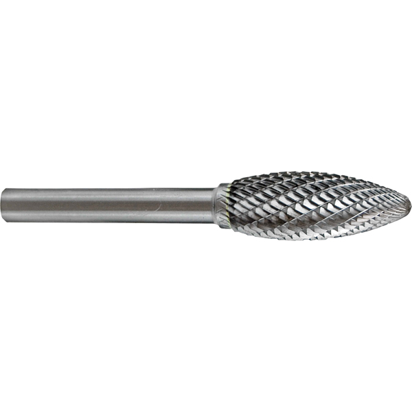 Holemaker Carbide Burr 3/8x1inx1/4in Flame Shape DC
