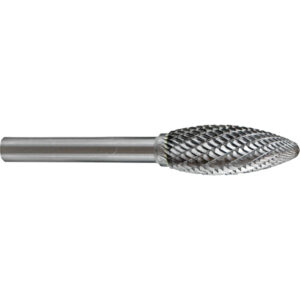Holemaker Carbide Burr 1/2x1-1/4inx1/4in Flame Shape DC