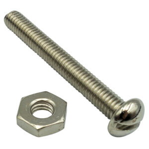 Champion 1 - 1/4in x 8/36in Screw & Nut - 100pk