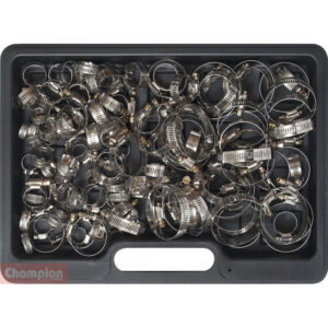 Champion Master Kit 120pc S/Steel Hose Clamp Asst (Ryco)