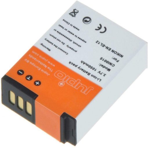 JUPIO CAMERA BATTERY NIKON EN-EL12 3.7V 1050MAH