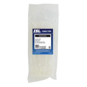 ISL 200 x 4.8mm Nylon Cable Tie - Nat. - 100pk