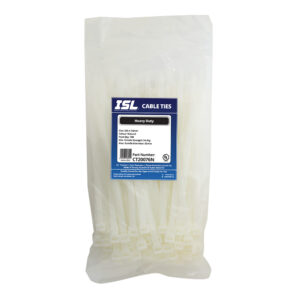 ISL 200 x 7.6mm Nylon Cable Tie - Nat. - 100pk