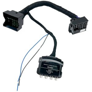 DIRECT-FIT BMW VW 4 CHANNEL LINE OUT CONVERTER 12V REM