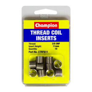 Champion 3/8in UNF x 11mm Thread Insert Refills -10pk