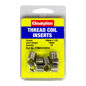 Champion M10 x 1.25 x 10mm Thread Insert Refills -10pk