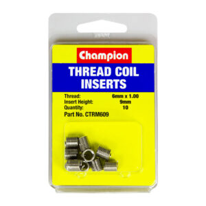 Champion M6 x 1.00 x 9mm Thread Insert Refills -10pk