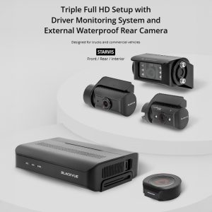 Alternative view of BLACKVUE DR770X BOX PRO 3-CH CAMERA SYSTEM WITH CENTRAL RECORD BOX DMS TRUCK 1080 HD DASHCAM 64 GB