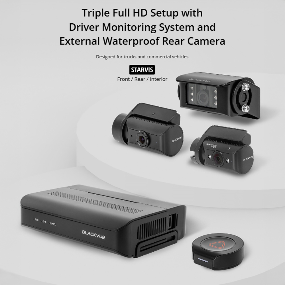 BLACKVUE DR770X BOX PRO 3-CH CAMERA SYSTEM WITH CENTRAL RECORD BOX DMS TRUCK 1080 HD DASHCAM 64 GB - Image 2