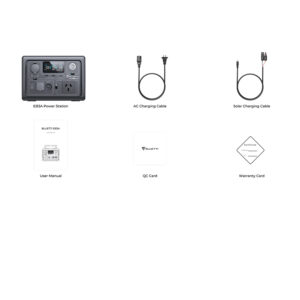 *DAMAGED BOX* BLUETTI EB3A PORTABLE POWER STATION | 600W (1200W SURGE) 268WH - Image 5