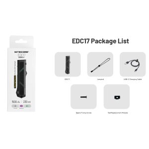 NITECORE EDC17 1500 LUMEN EDC FLASHLIGHT - Image 5