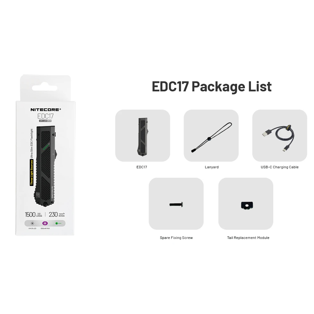 NITECORE EDC17 1500 LUMEN EDC FLASHLIGHT - Image 5