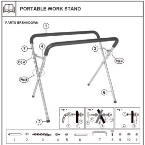 EDS AUTO PORTABLE WORK STAND SPARE RUBBER FOOT SINGLE