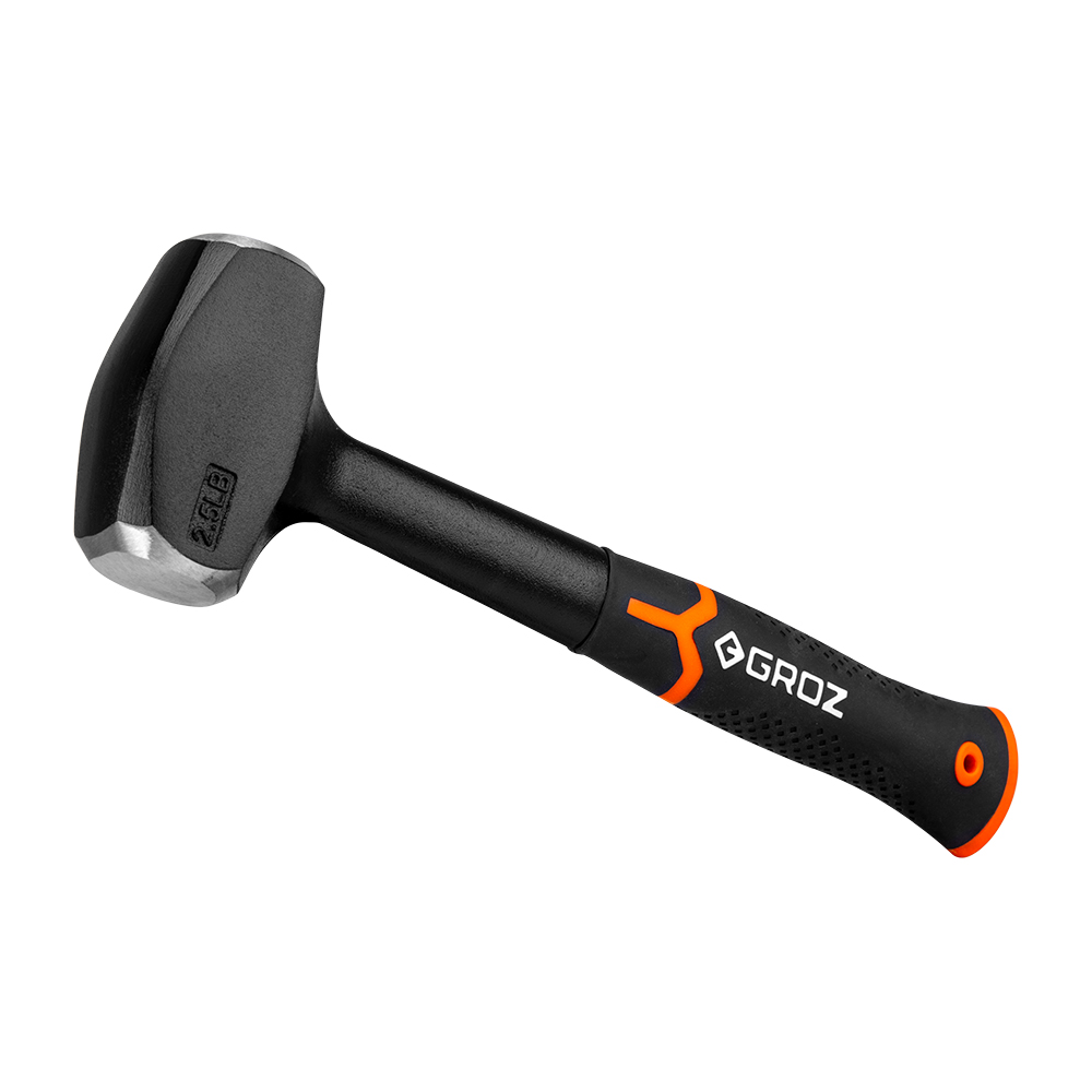 Groz Anti Shock Drilling Hammer 1.1kg - Steel Handle 12in