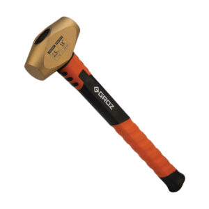Groz Automotive Brass Hammer- Fully Forged Brass Head 0.68kg