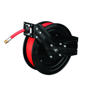 Groz Auto Retractable Air / Water Hose Reel 15M-3/8in BSPT