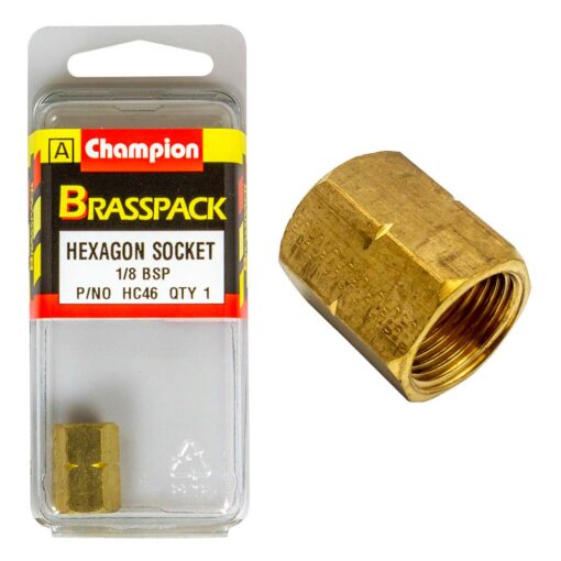 Champion Brass 1/8in Hex Socket - Tooltime Online