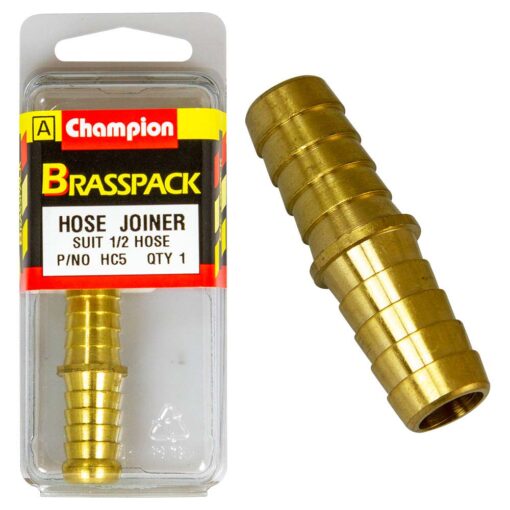 Champion Brass 1/2in Hose Joiner - Tooltime Online