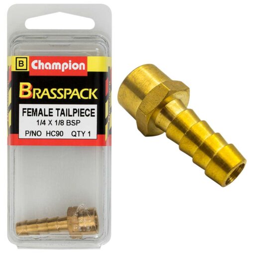 Champion Brass 1/4in x 1/8in Female Tailpiece - Tooltime Online