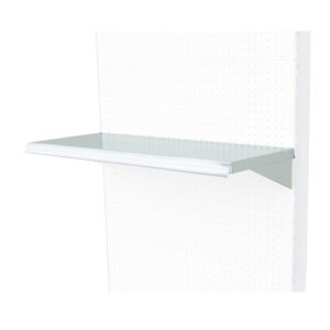 ITM Grey Shelf w/ Brackets 900Wx350mm ToSuit ITM Merch Stand