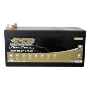 AGM BATTERY DEEP CYCLE DUAL PURPOSE 12V 240AH 1400CCA BY SSB ULTRA HIGH PERFORMANCE