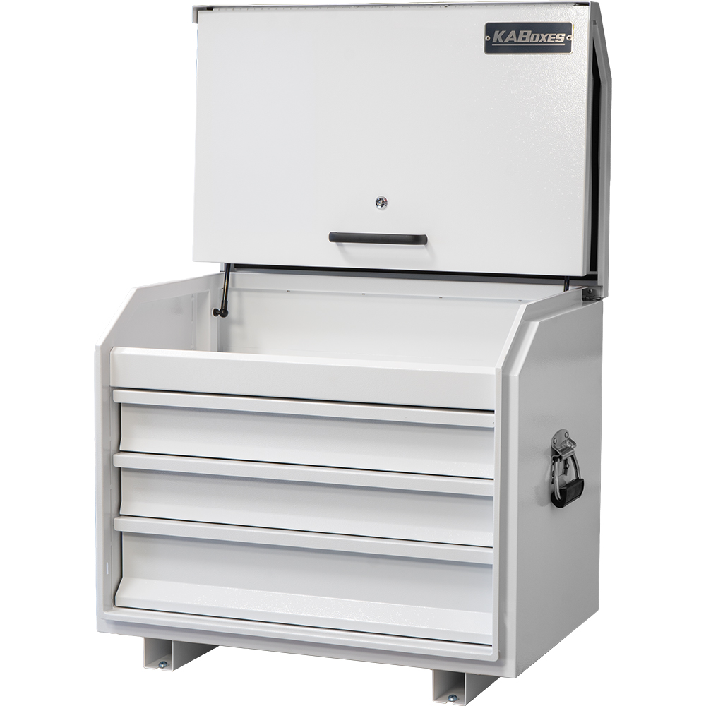 KABoxes Road Box 3 Drawer - White