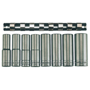 Teng 8pc 1/2in Dr. Deep Socket Set 13-24mm 6Pnt