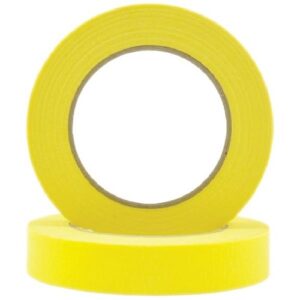 EDS AUTO MASKING TAPE YELLOW 18MM X 50M BOX OF 48